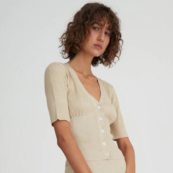 Hansen & Gretel Bernie Ribbed Cardigan | MEDIUM - Picture 4 of 10